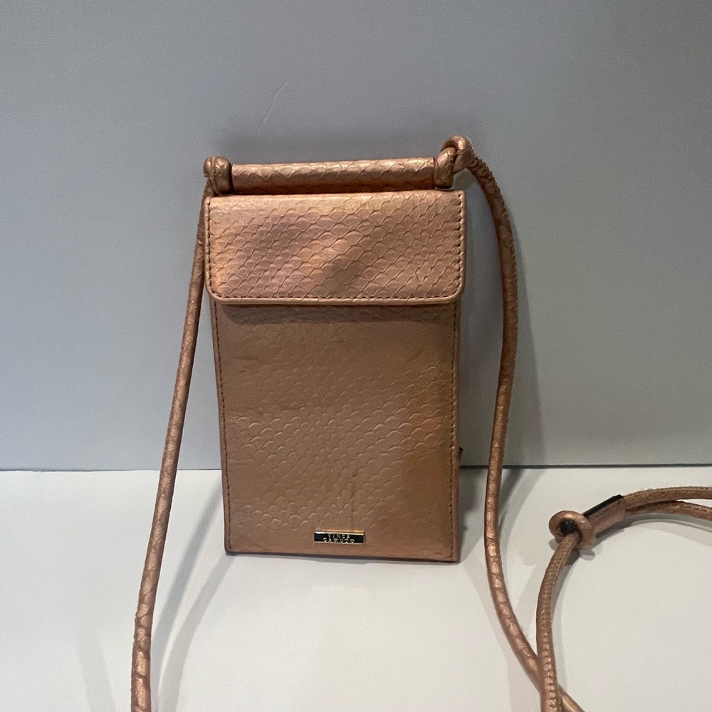Vince Camuto Zenon Leather Phone Crossbody Bag